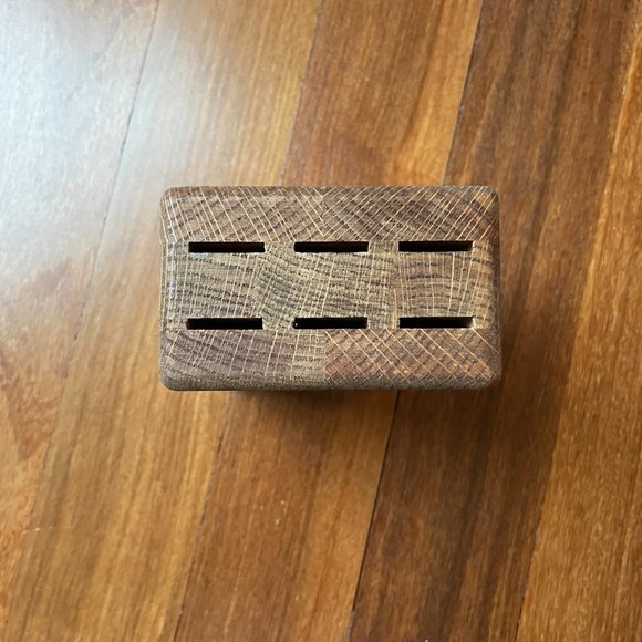 Wusthof Six (6) Slot Wood Steak Knife Block - Picture 4 of 4